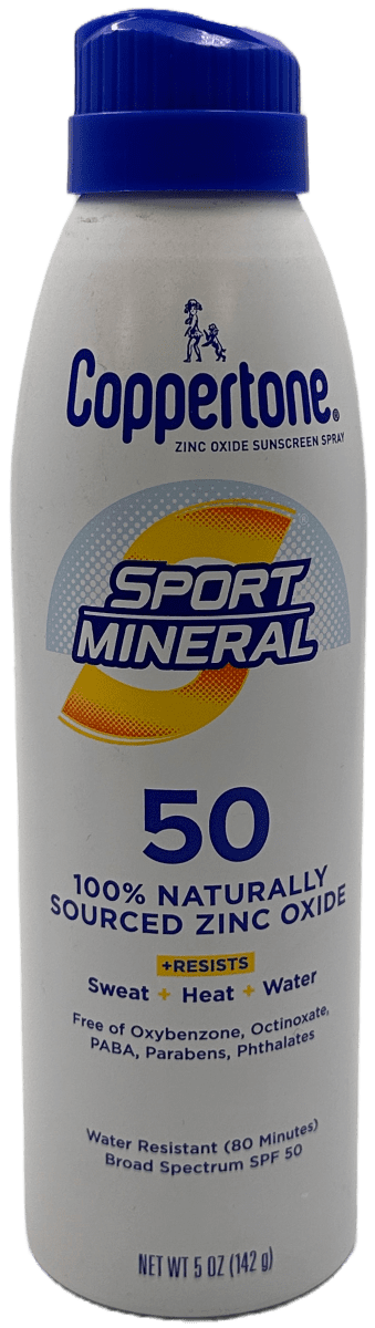 Coppertone Zinc Oxide Sunscreen Lotion – Sport Mineral – SPF 50 – 5 OZ