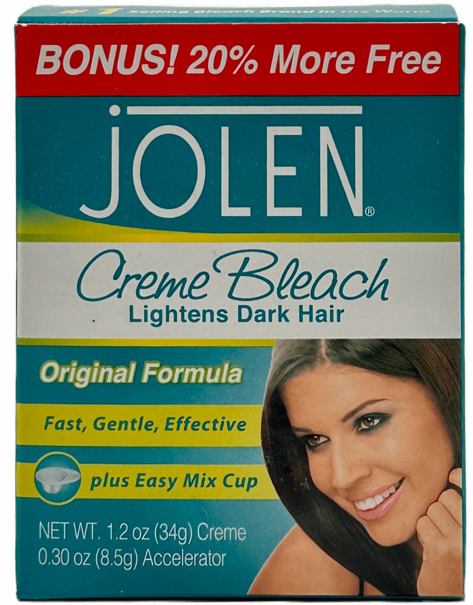 Jolen Creme Bleach – Original Formula – 1.2 Oz Jar