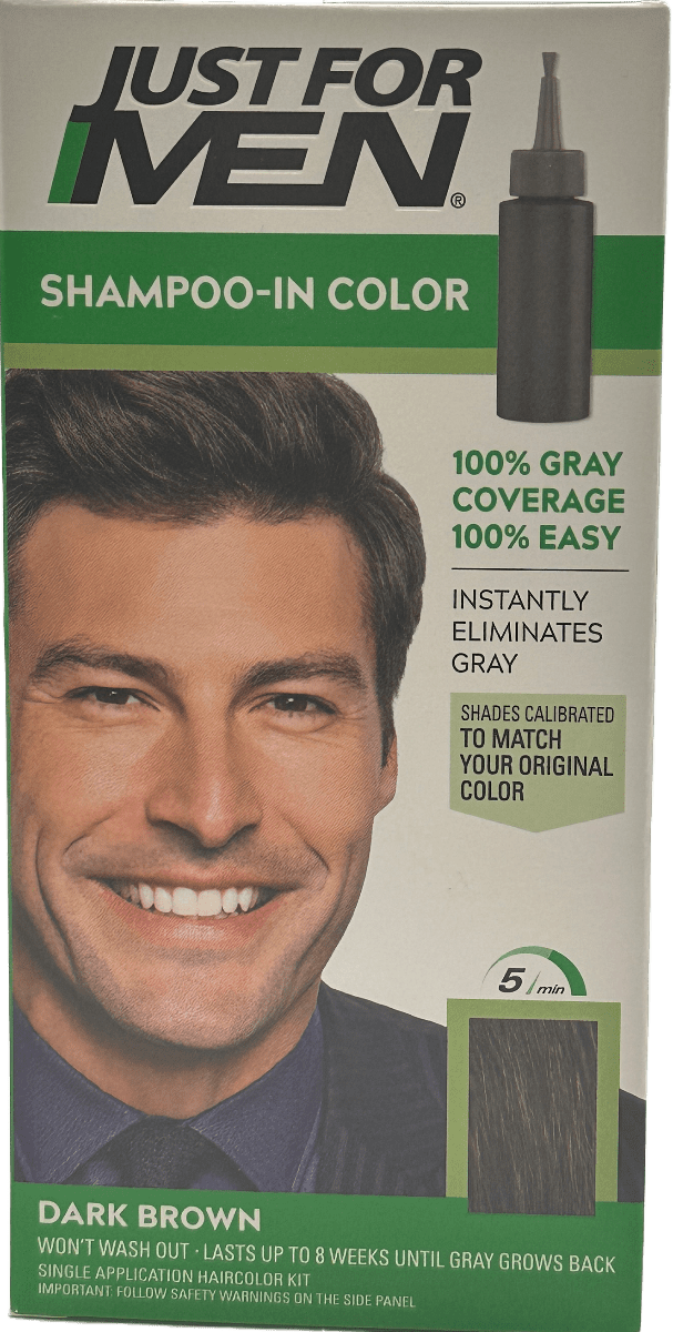 Just For Men – Shampoo – In Color Dark Brown